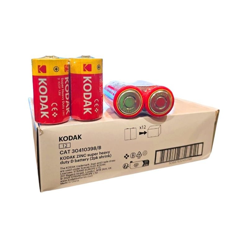 Батарейка бочка Kodak D/R20 1.5V сьольова (24шт/уп)