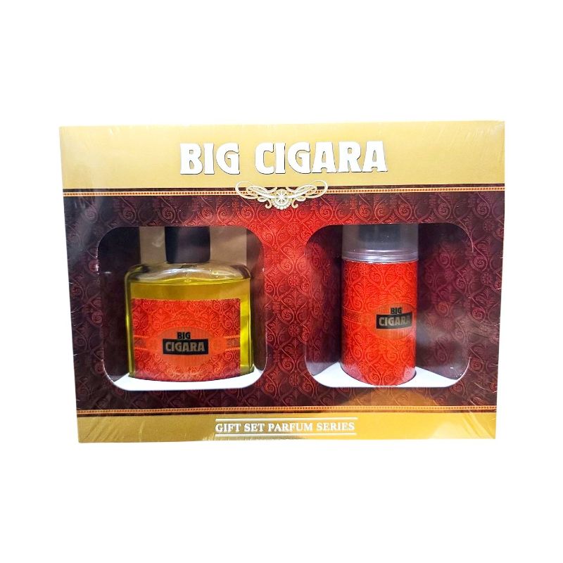 Набір подарунковий Big Cigara (Одеколон 100мл + Антиперспірант 120мл) чоловічий