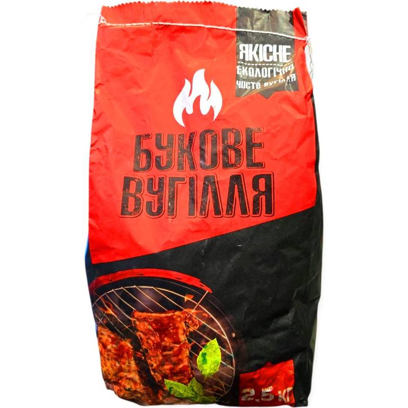 Вугілля деревне букове 2,5кг