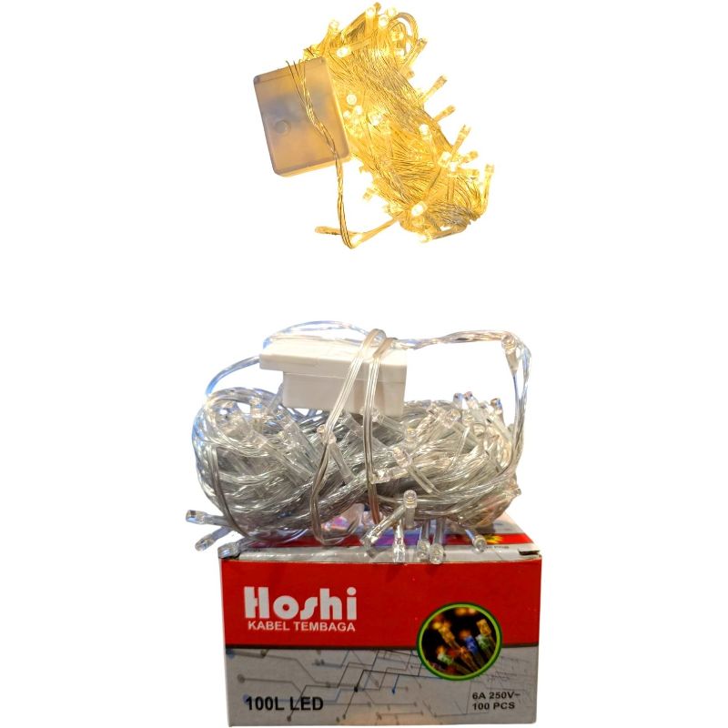 Гірлянда Білий шнур 100 LED 9м Біла Hoshi