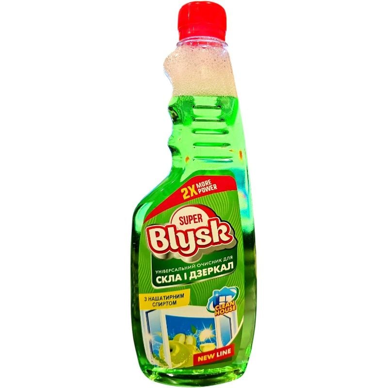 Засіб очищувач вікон та скла запас Blysk 500мл