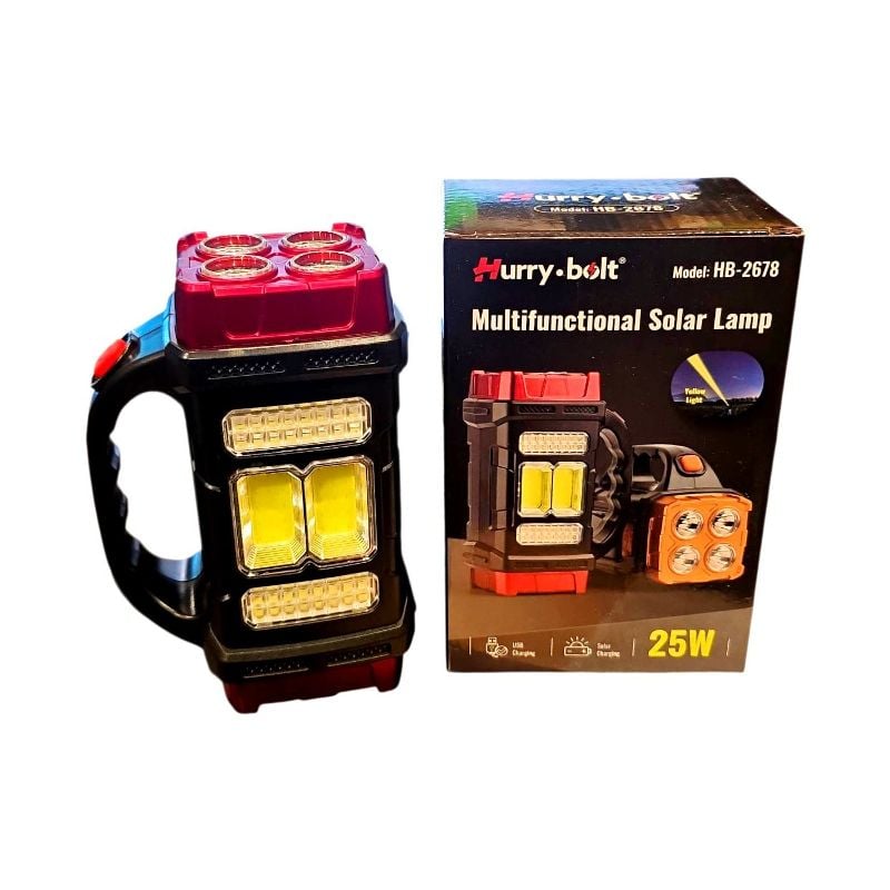 Ліхтар акумуляторний HB-2678 на сонячній батареї переносний