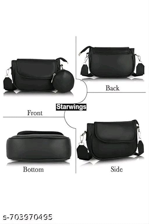 👜 Voguish PU Women Sling Bag