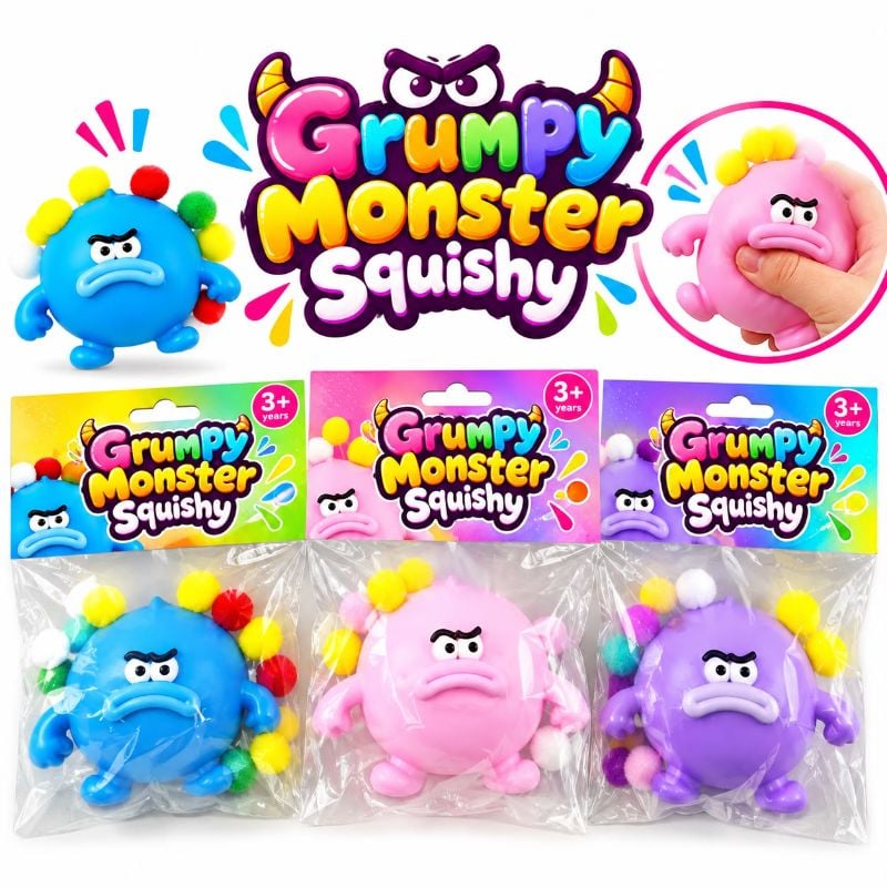 Grumpy Monster Squishy