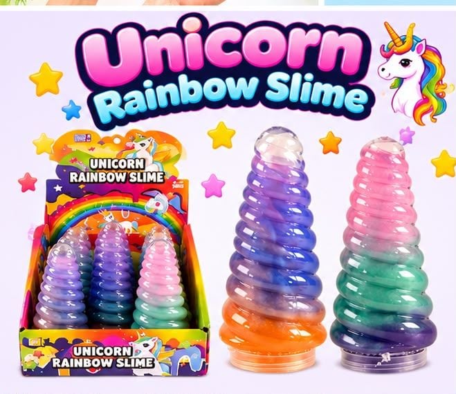 Slime / Putty Unicorn Rainbow