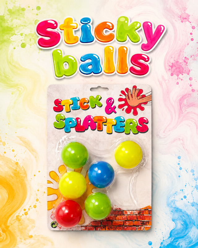 Sticky Balls 6 piece