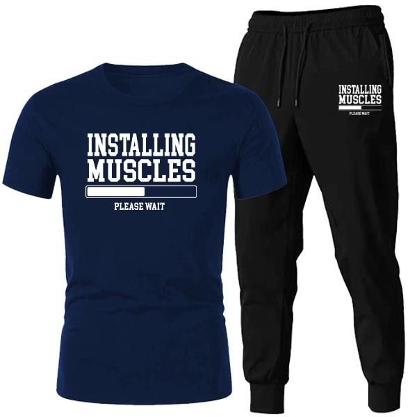 Gym Printed Track Suit for Men & Boys | Soft & Comfortable Summer Wear | Lightweight Breathable Fabric
