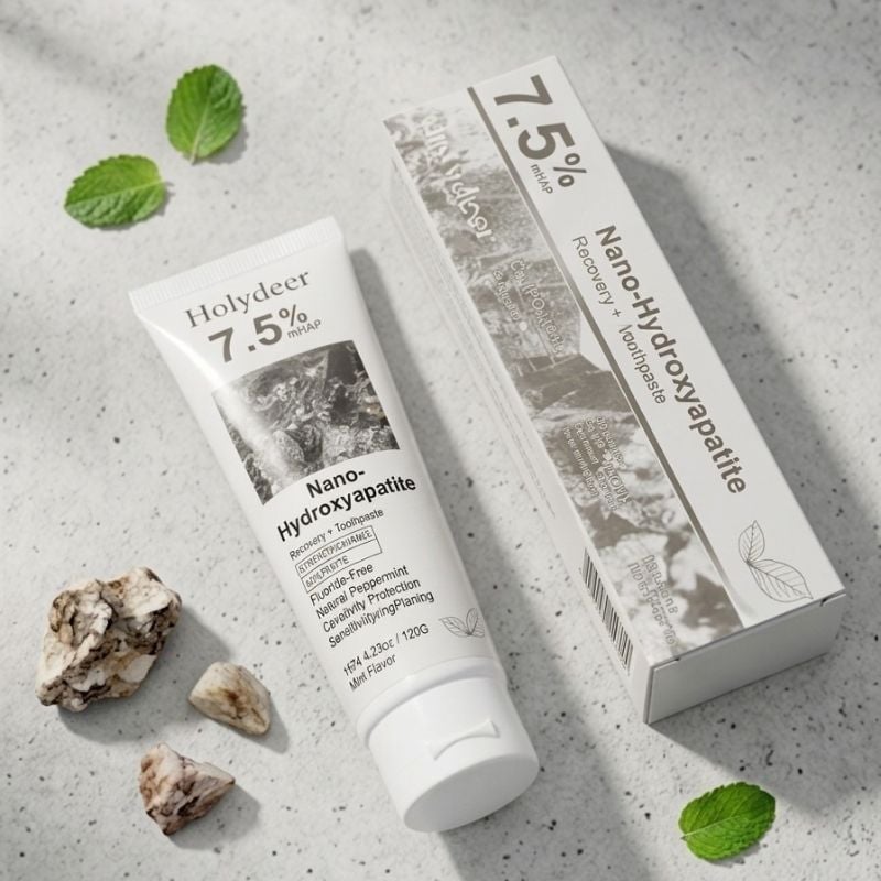 Buy 1 get 1 freeHolydeer Recovery Toothpaste | 7.5% Nano-Hydroxyapatite For Enamel Repair.