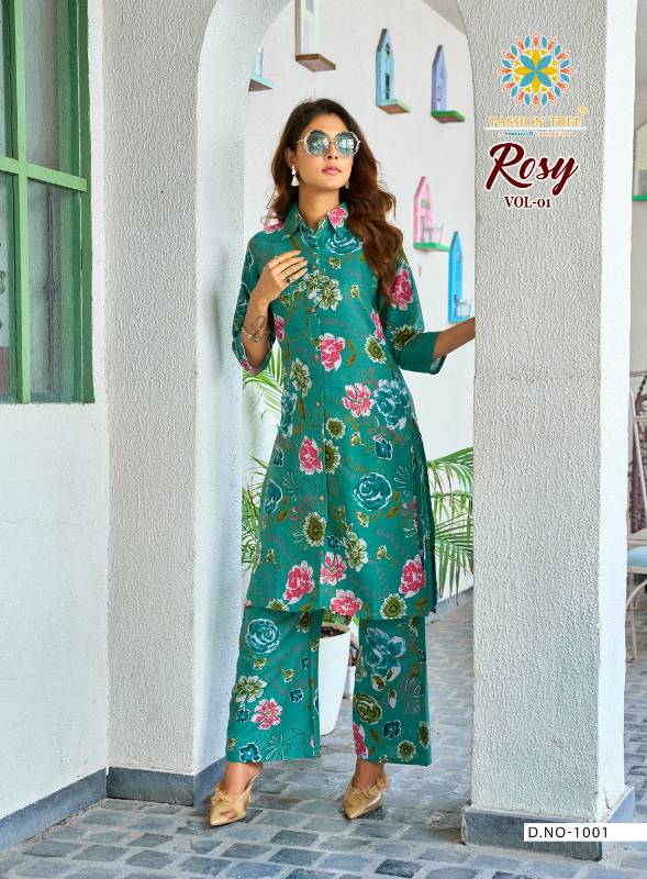 Straight Top With Palazzo Pant Co-Ord Set D1