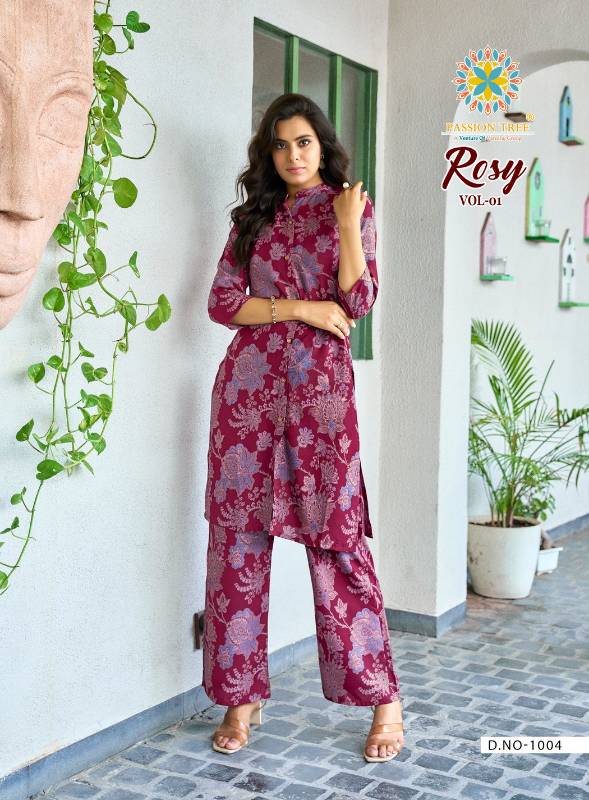 Straight Top With Palazzo Pant Co-Ord Set D3