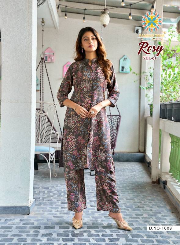 Straight Top With Palazzo Pant Co-Ord Set D2