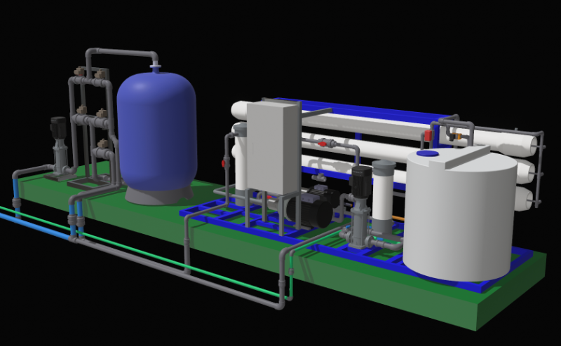 RO plant 200TPD