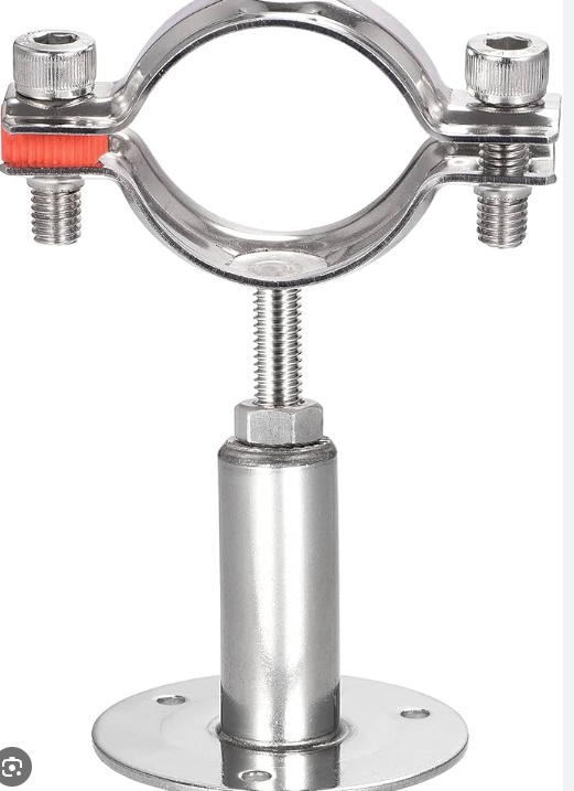 SS Pipe Bracket Bracket -DN25