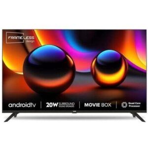 SPJ 17 Inch DVB/T2 Full Glass Digital Tv, Solar Compatible, LED Tv – Black