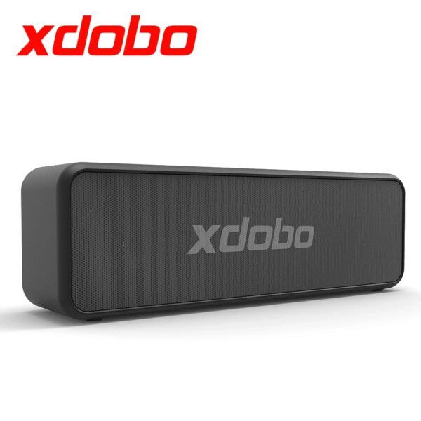 XDOBO X7 Portable Wireless Speaker with BT 5.0 Technology IPX5 Waterproof Speakers, Multifunctional Design AUX TF Card Inputs Voice Assistant ,Long Playtime Compact and Portable Audio Player.