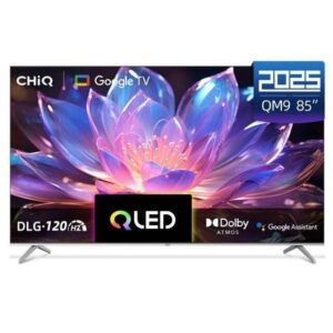 CHiQ 85 Inch TV LED Smart TV HD Android 11.0 HDR10 A+ Screen WiFi Bluetooth 5.0 Full screen display HDMI USB