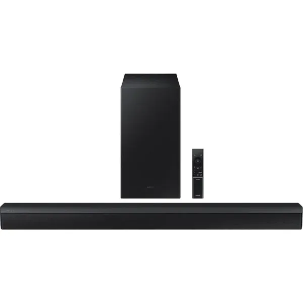 Samsung 2.1Channel Wireless Soundbar, Dolby Audio/DTS 2.0, In-Built Subwoofer, Bluetooth Connectivity – HW-B450/ZN