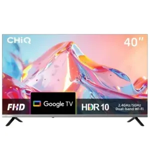 Chiq 40 Inch Android Smart TV Frameless
