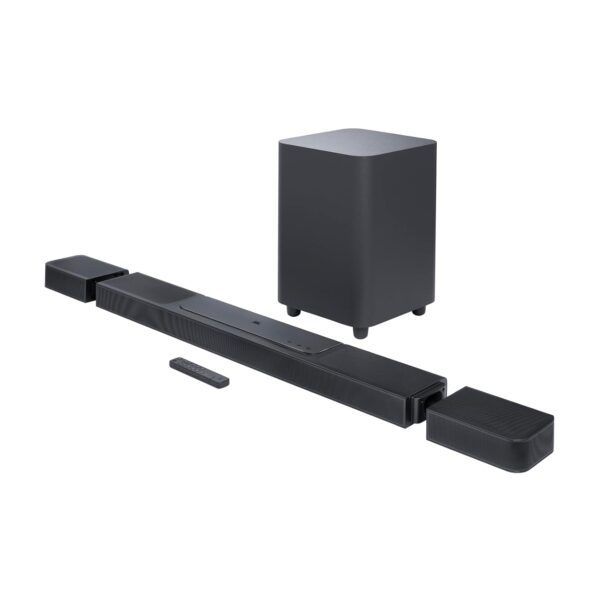 JBL Bar 800 5.1.2 Channel Soundbar, Detachable Speakers, Dolby Atmos Surround, Pure Voice Technology, 720W Output Power, Built-In WiFi, Voice Assistant, 4K Vision.