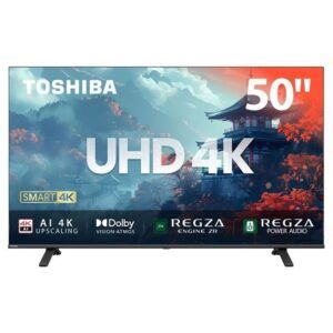 Toshiba 43 Inch TV Smart VIDAA Full HD, Frameless Design, HDR, Freely, Disney+, Prime Video, Netflix, Dolby Audio, Works with Alexa, Works with Google Assistant, VIDAA Voice 2025