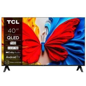 TCL 43 inches 2K Ultra HD Smart QLED Google TV, Alexa on Demand, Metallic Design, Frameless Design – 43P71K