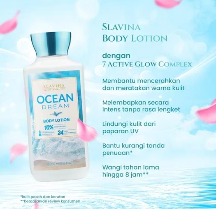 SLAVINA Bundle 2IN1 Ocean Dream (Body Lotion + Shower Gel).