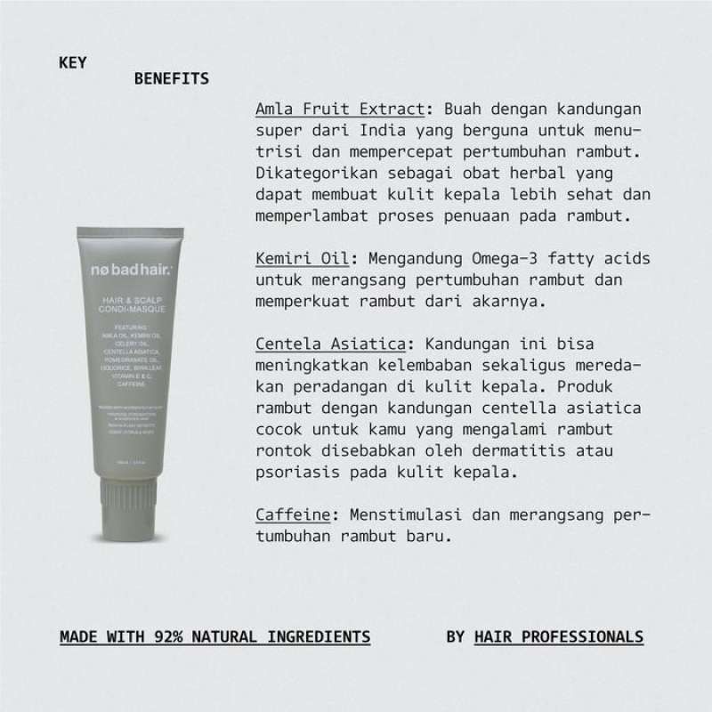 No Bad Hair Condi‑masque 2 in 1 Conditioner & Hair Mask