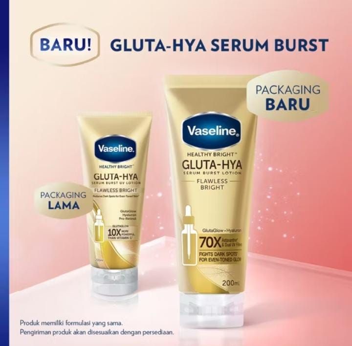 Gluta-Hya Serum Burst UV Lotion (Varian: Flawless Bright).