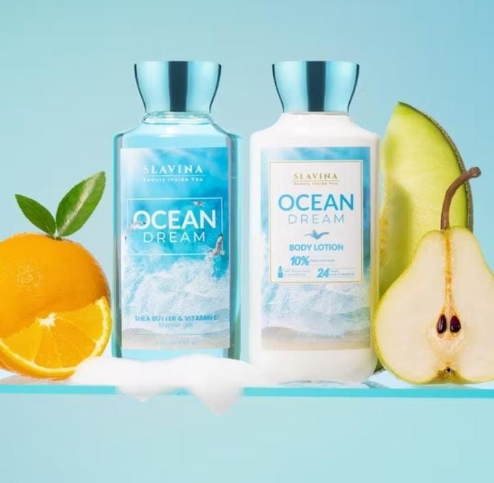 SLAVINA Bundle 2IN1 Ocean Dream (Body Lotion + Shower Gel).