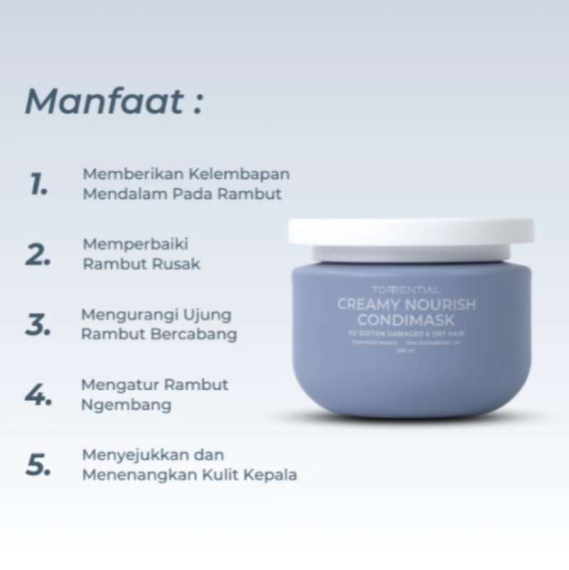 TORRENTIAL Creamy Nourish Condimask