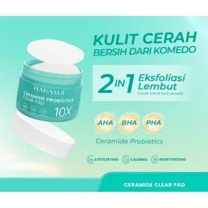 Hanasui Ceramide Probiotics Clear Pad