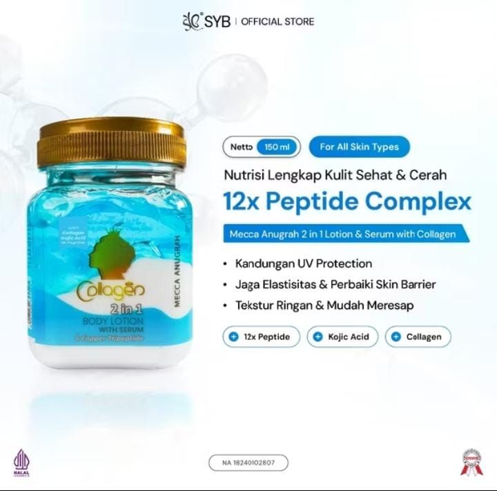 Bundling 2in1 Mecca Lotion (Mecca 2in1 DNA + Mecca 2in1 Peptide).