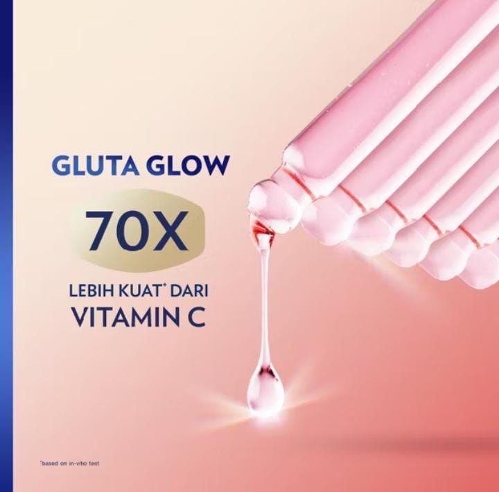 Vaseline Gluta-Hya Flawless Bright 330ml + Vaseline Gluta-Hya Overnight 200ml.