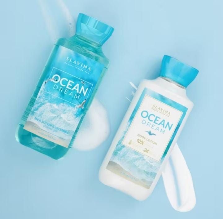 SLAVINA Bundle 2IN1 Ocean Dream (Body Lotion + Shower Gel).