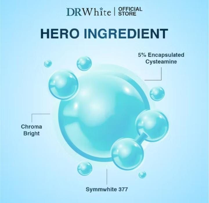 DRWhite Bundling 1 Body Whitening Concentrate + 1 Cysteamine Body Serum Booster.