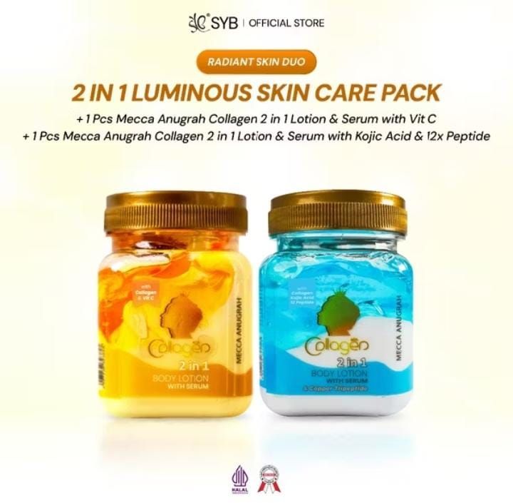 Bundling 2in1 Mecca Lotion (Mecca 2in1 DNA + Mecca 2in1 Peptide).