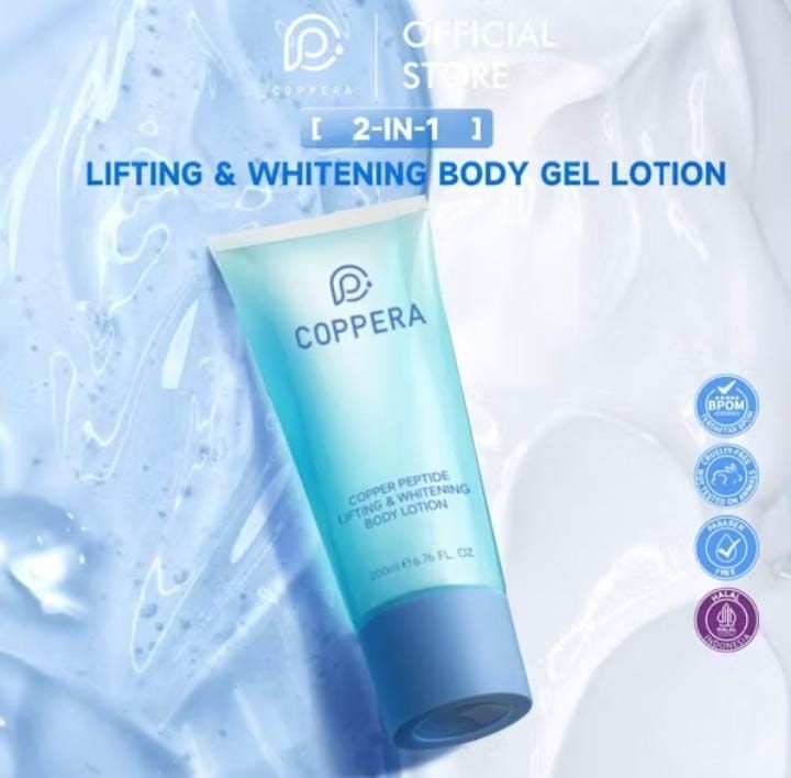 COPPERA Copper Peptide Lifting & Whitening Body Lotion 200ML Repair Moisturizing Whitening Smooth & Firm Texture