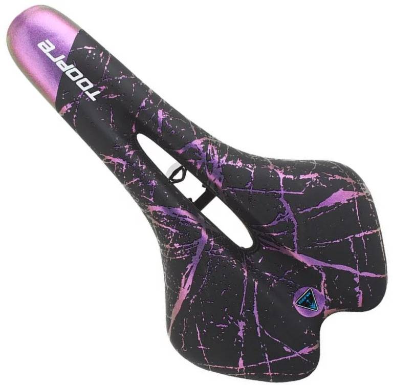 Asiento antiprostatico Toopre Negro con rosado TPASF