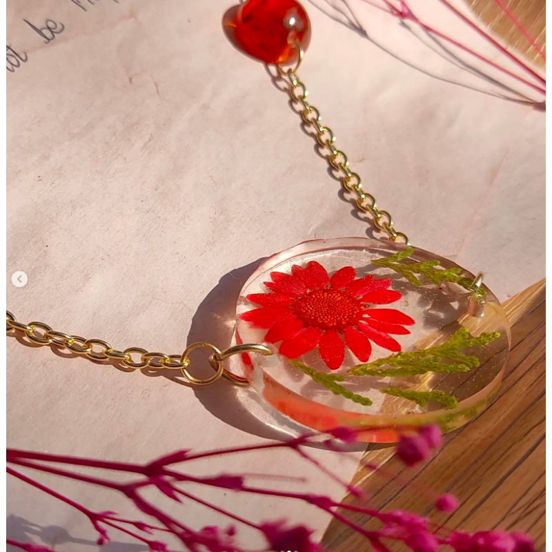 Real Daisy & Thuna Necklace