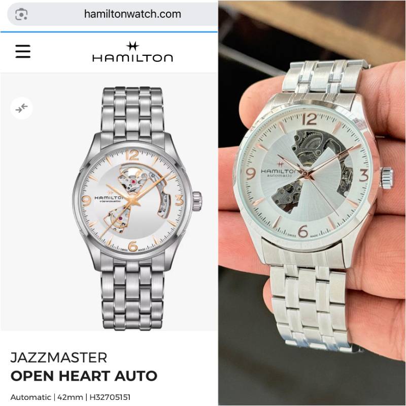 Hamilton Jazzmaster Open Heart β Elegance in Motion