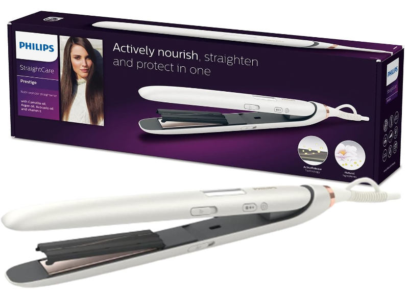 Philips StraightCare Prestige Nutri Wonder hair straightener (model HP8383/00)