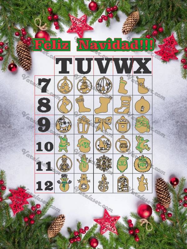 Ornamentos de Navidad Navideños Parte 11