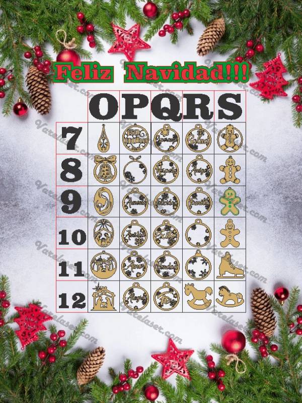 Ornamentos de Navidad Navideños Parte 10
