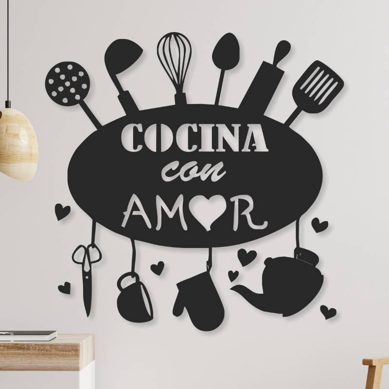 Cuadro Cocina Con Amor