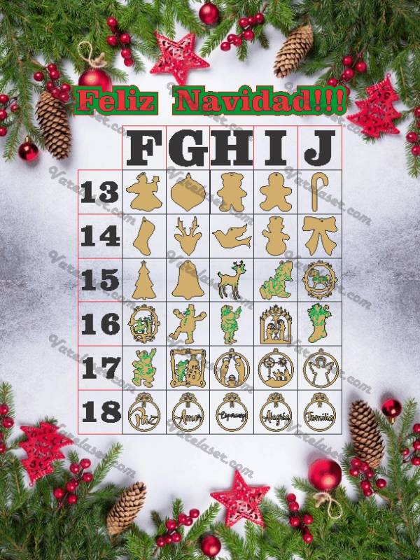 Ornamentos de Navidad Navideños Parte 14