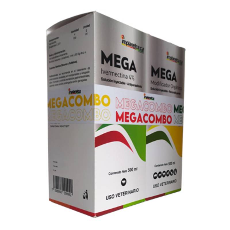 MEGA COMBO IVERMECTINA 4% + MODIFICADOR ORGANICO