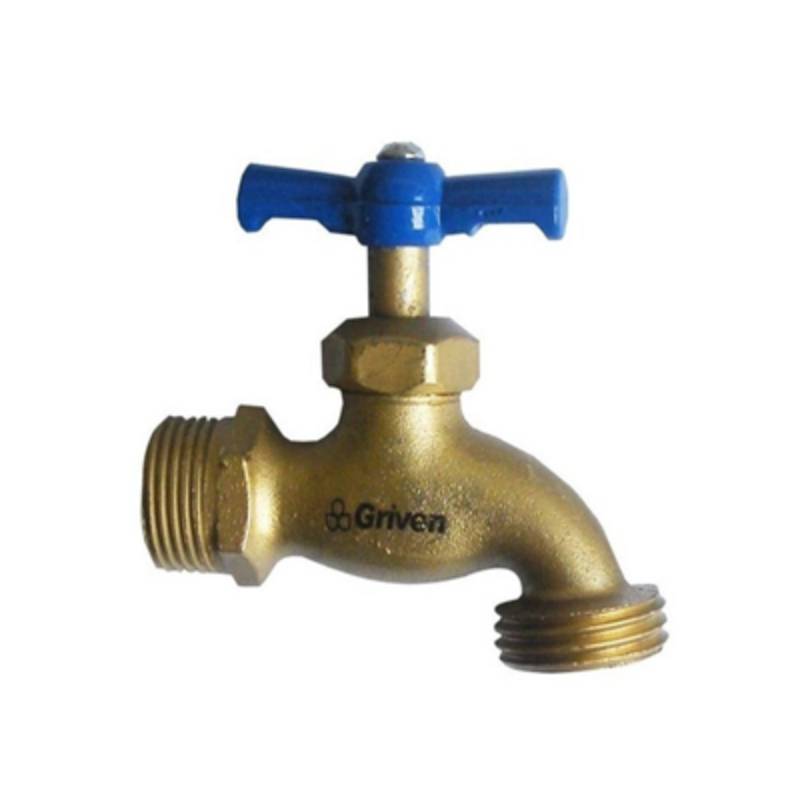 LLAVE P/ MANGUERA 1/2" BRONCE AQUA FINA