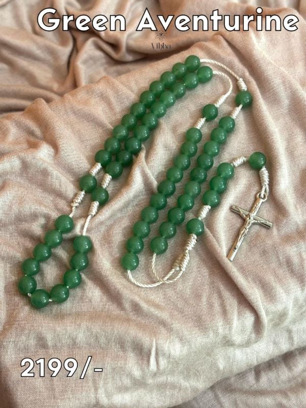 Green Venturine Rosary