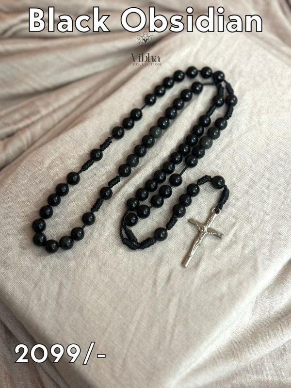 Black Obsidian Rosary