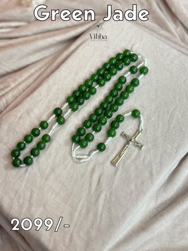Green Jade Rosary